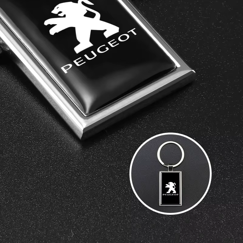 Porte-clés en métal pour voiture