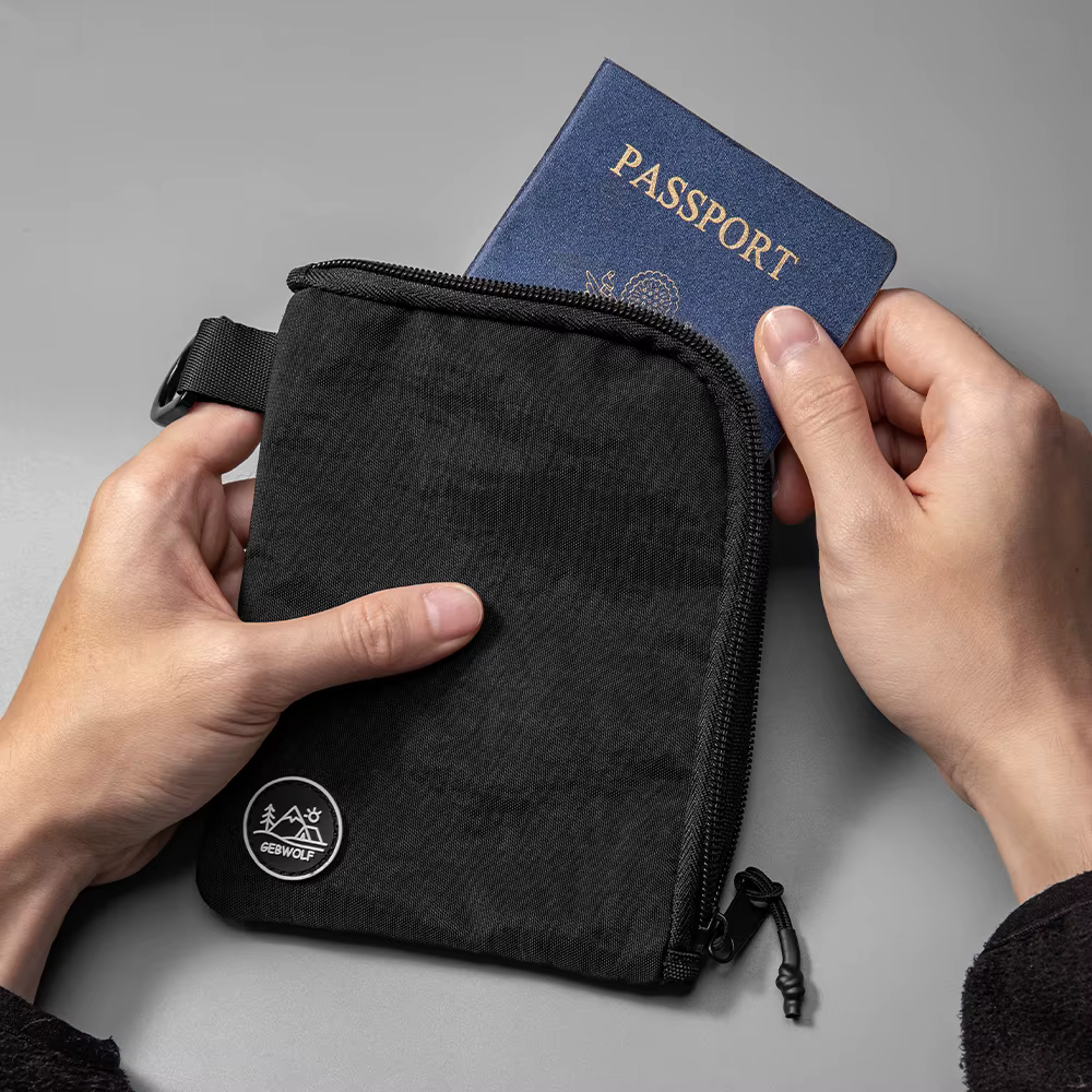 Porte-passeport multifonctionnel, portefeuille de voyage, organisateur Portable, porte-monnaie, étui pour cartes, portefeuille pour passeport pour espèces, cartes de crédit