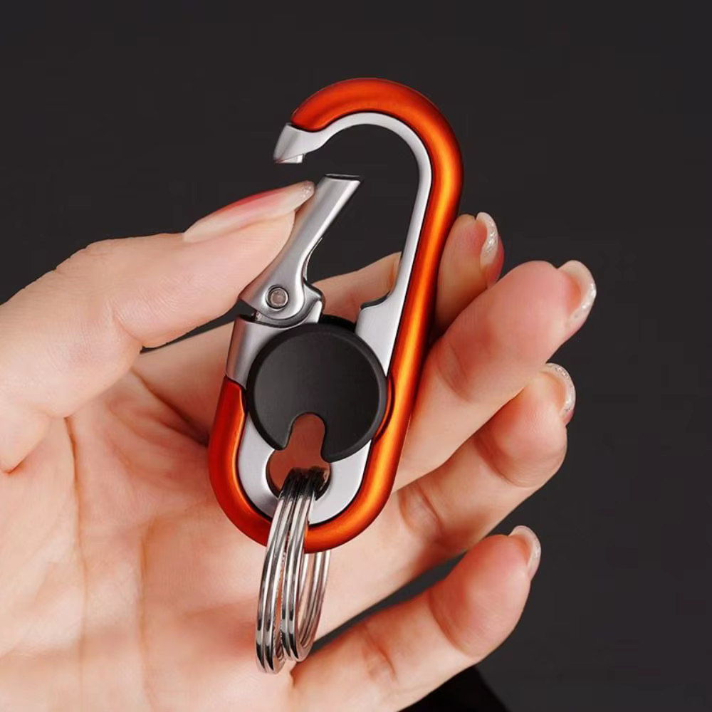 Cadeau pour homme boucle de clé en métal porte-clés d'affaires
