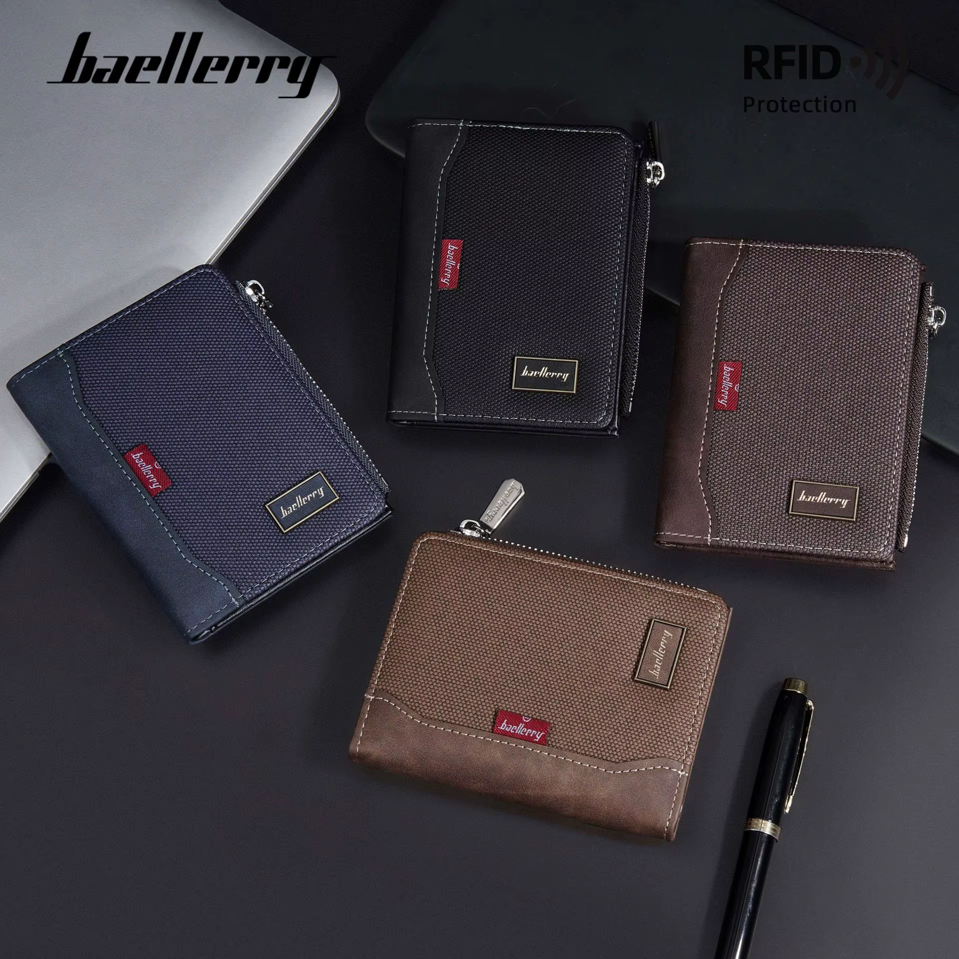 Portefeuille homme Baellerry avec blocage RFID