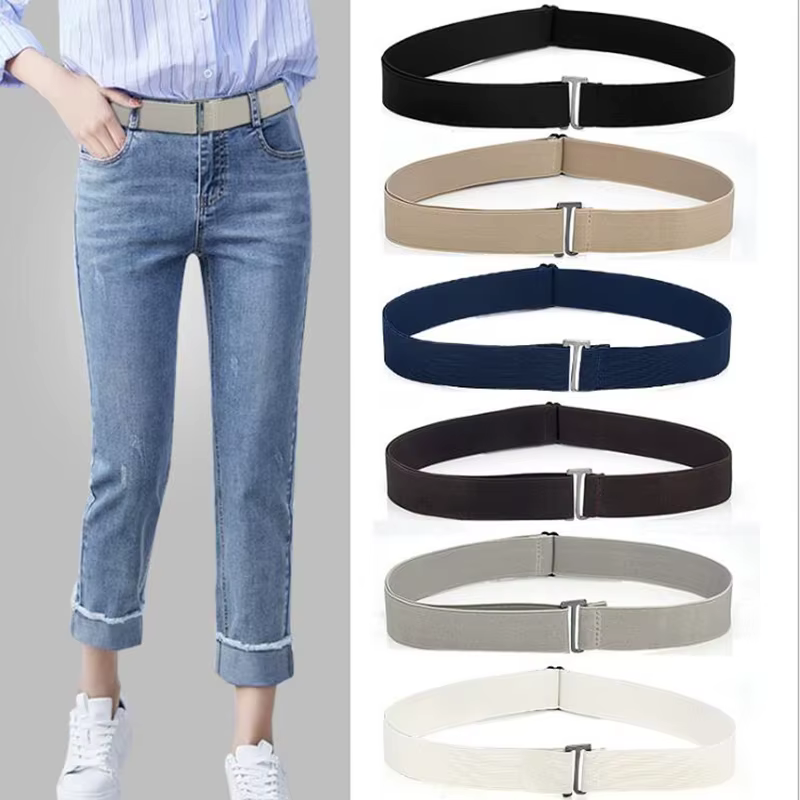 Ceinture de pantalon élastique confortable et réglable pour femme