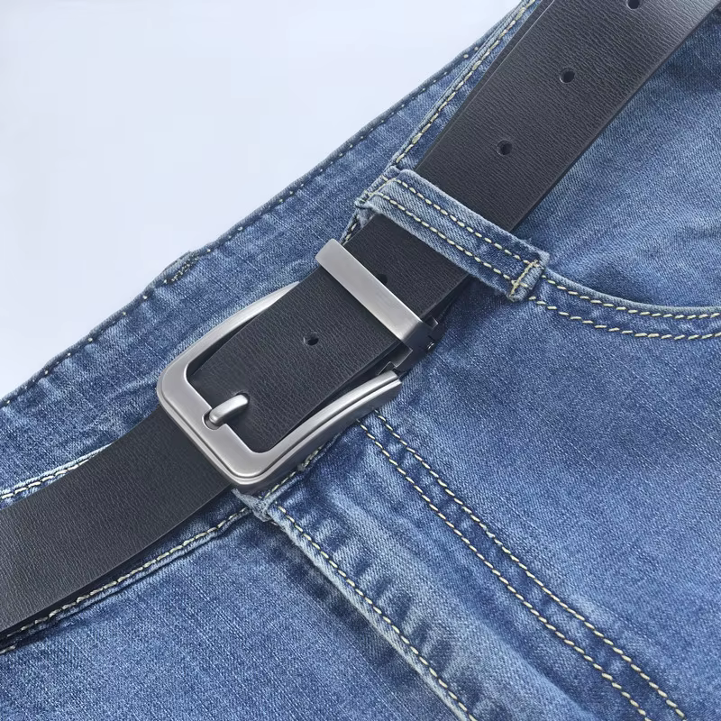 Ceintures de ceinture pour hommes 105-125cm bracelet de luxe en cuir de haute qualité mâle nouvelle mode classique Vintage boucle ardillon ceinture d'affaires