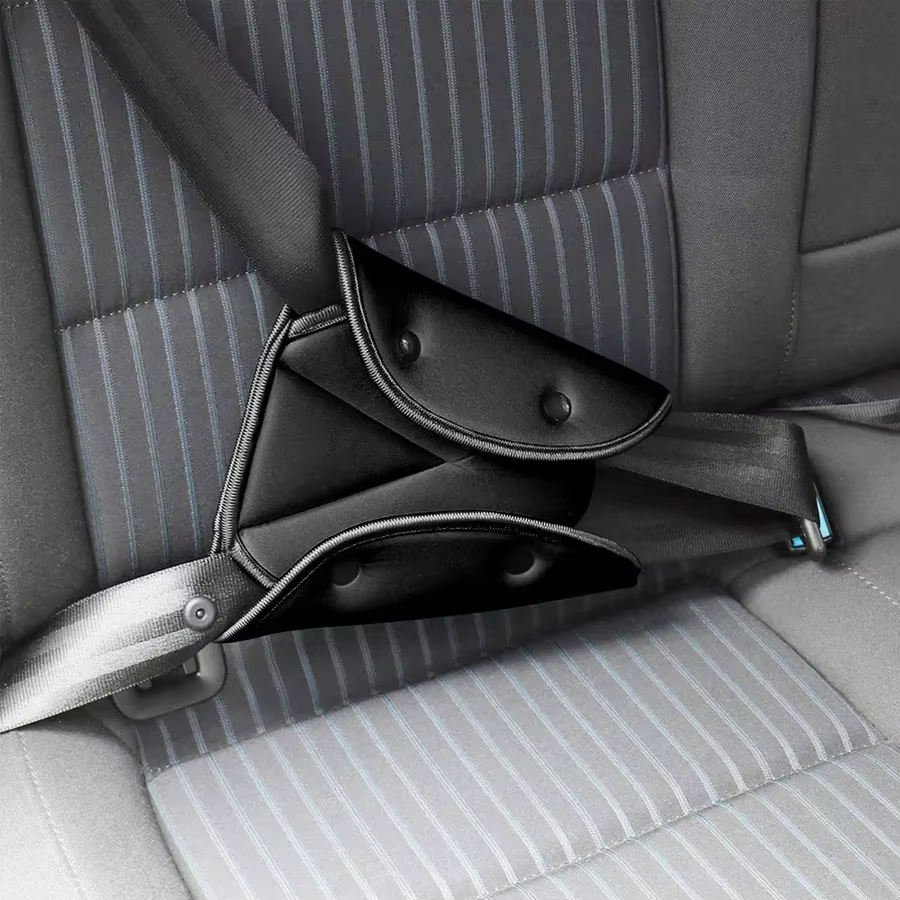 Ajusteur de ceinture de sécurité pour enfants et adultes, clips de ceinture de sécurité pour enfant, sangle de sécurité, positionneur triangulaire, couvre-sangles de siège auto