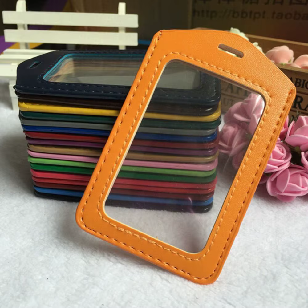 Porte-cartes en cuir PU pour hommes et femmes