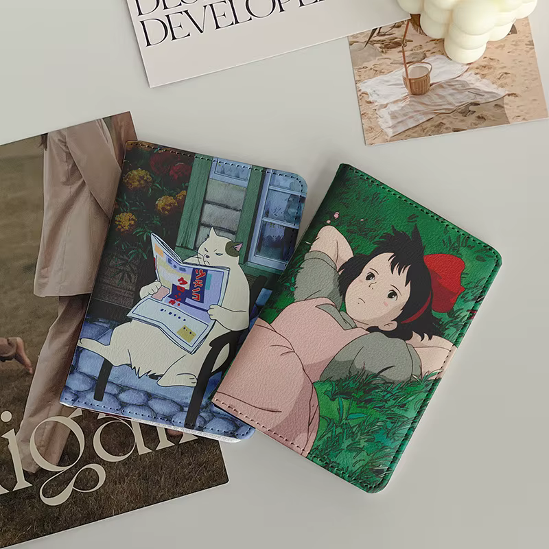 Porte-passeport animé japonais