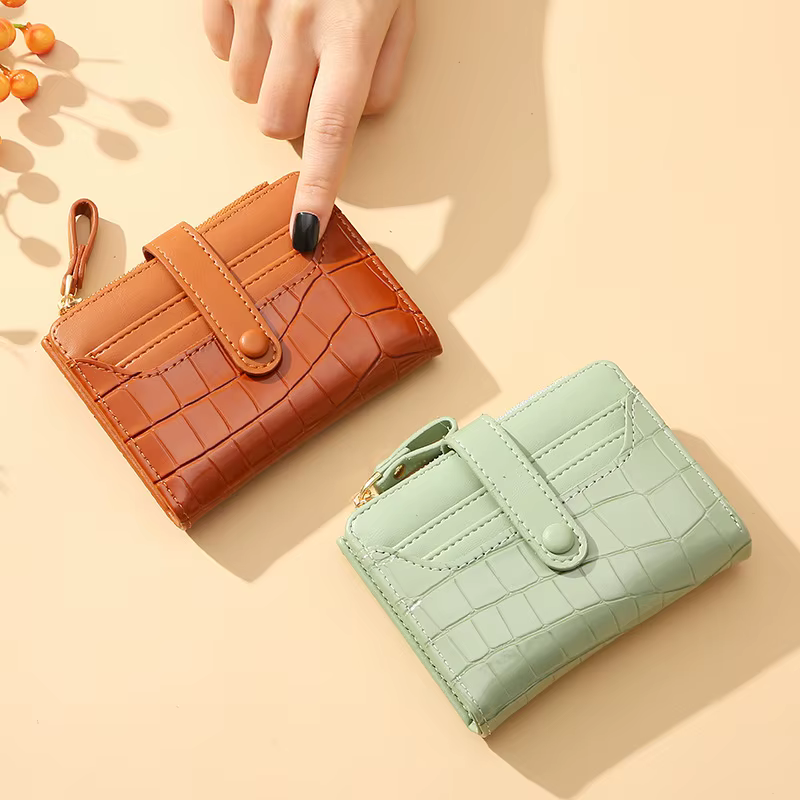 Femmes court portefeuille petite mode marque de luxe en cuir sac à main dames carte sac pour pochette femme sac