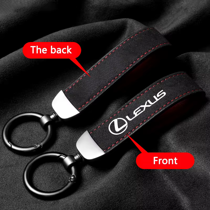 Porte-clés de voiture de luxe pour Lexus ES RX NX LS UX LM LX GX LC RZ IS CT GS RC HS SC TX LBX