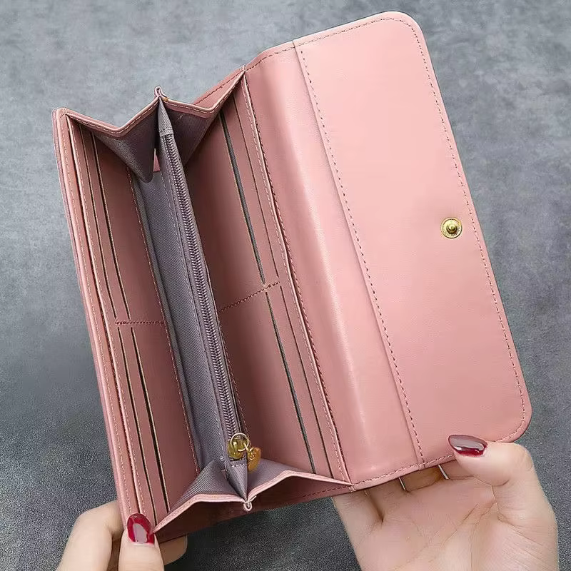 Portefeuille personnalisé avec image sculptée pour dames
