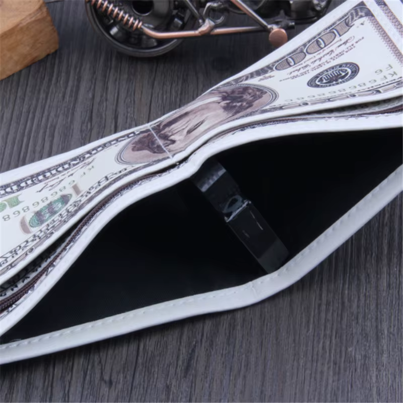 Portefeuille mignon en dollars jeunesse pour garçons et hommes