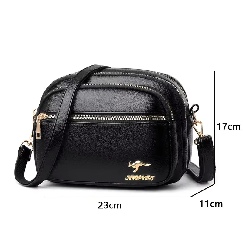 Sac à main en cuir souple de haute qualité pour femmes