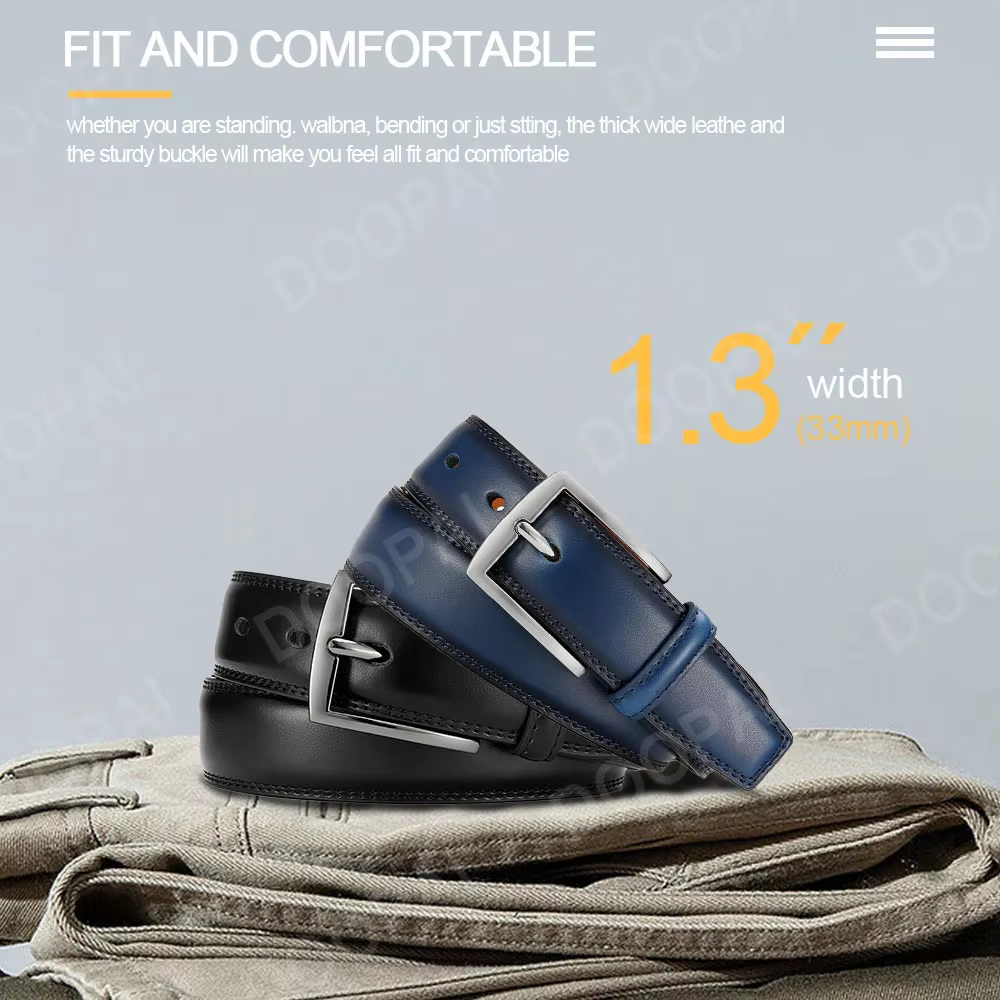 Ceinture pour hommes grande taille 105-155cm haute qualité en cuir véritable longue