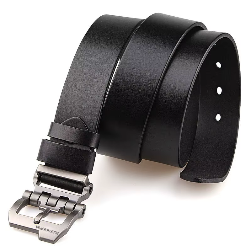 Ceintures en cuir véritable pour hommes