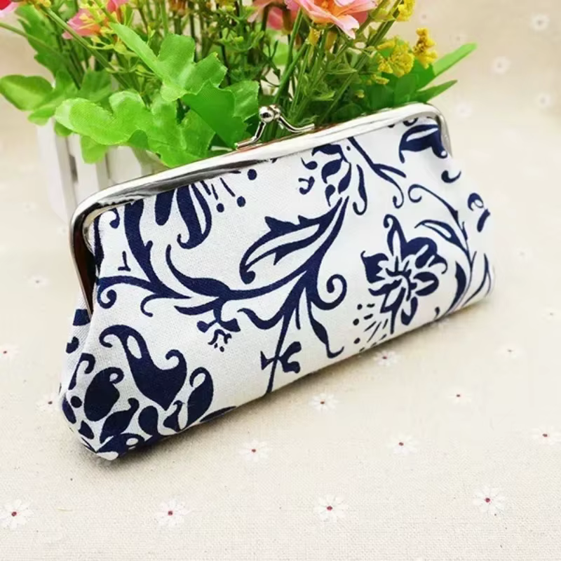 Long porte-monnaie portefeuille femmes Vintage
