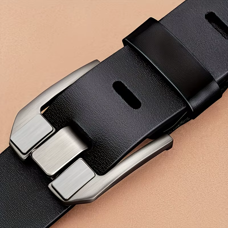 Ceinture à boucle ardillon en alliage personnalisée pour hommes