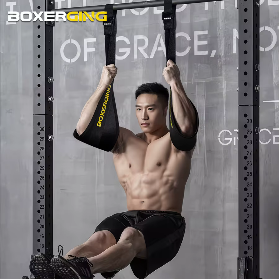 1 paire Fitness ceinture musculaire abdominale suspendus AB sangles de fronde suspendus tractions formation barre horizontale gymnastique ceinture d'entraînement musculaire