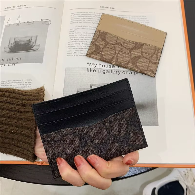 Porte-cartes multifonctionnel de luxe pour femmes