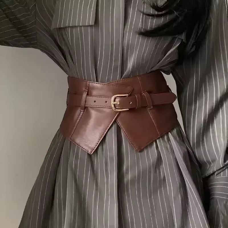 Ceinture pour femmes, ceinture décorative avec jupe et chemise