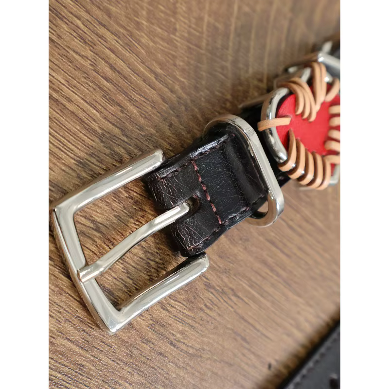 Ceinture en cuir véritable High Street Y/Project avec accent cœur en métal