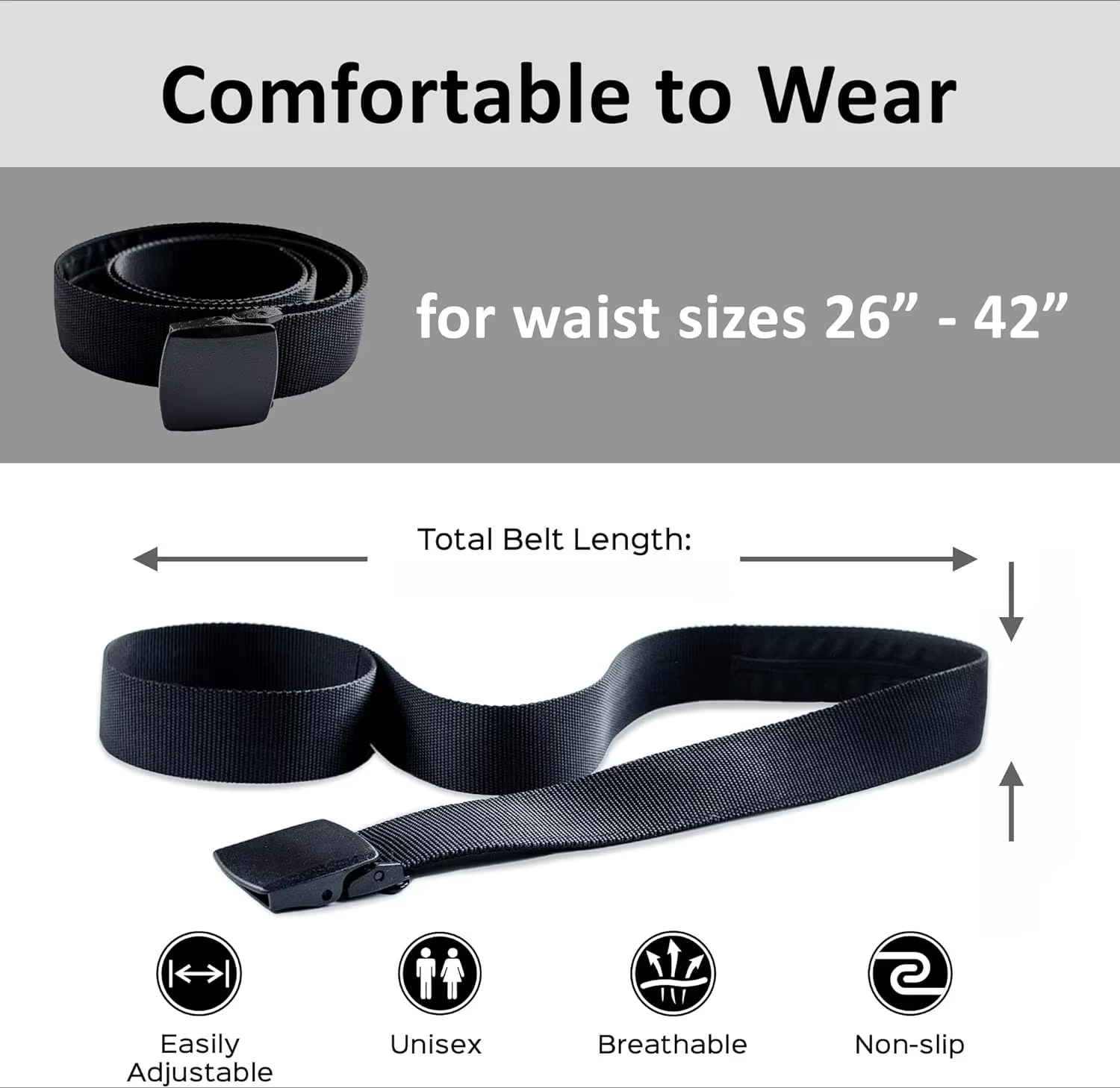 Ceinture antivol pour hommes