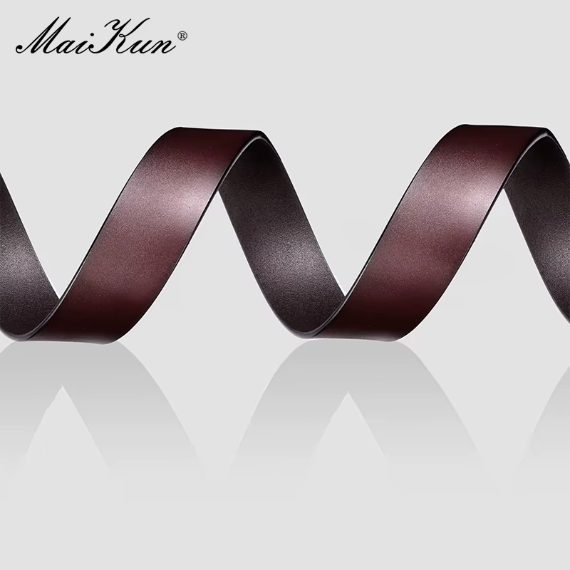 Maikun – ceinture en cuir véritable pour hommes