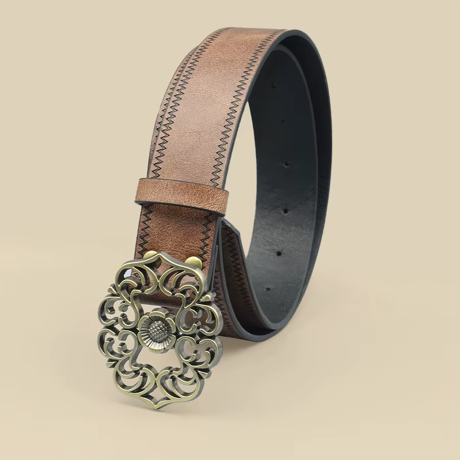 Ceinture classique de Style Denim occidental rétro