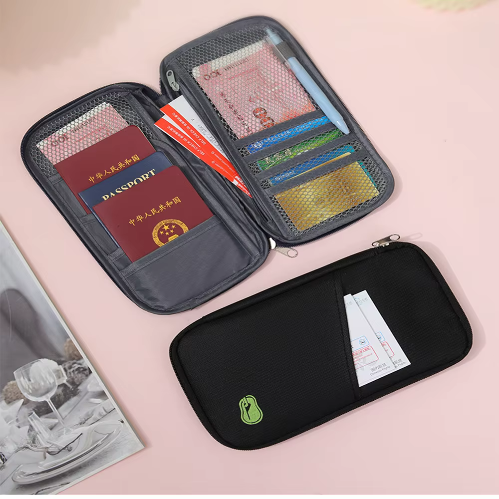 Portefeuille de voyage tendance, porte-passeport familial, étui créatif, organisateur, accessoires de voyage, sac à documents, porte-carte, rangement Portable