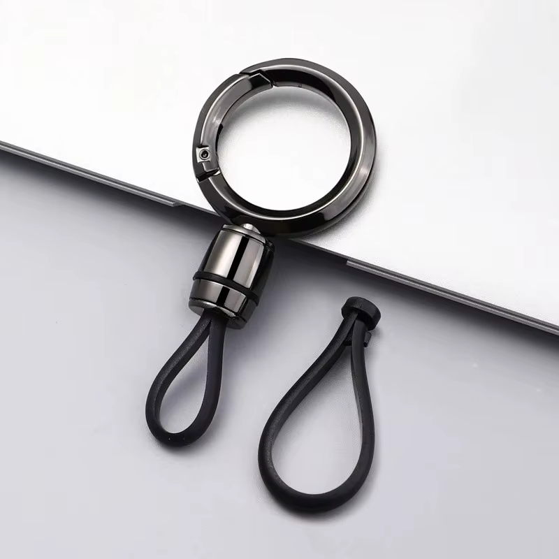Porte-clés en métal minimaliste pour hommes