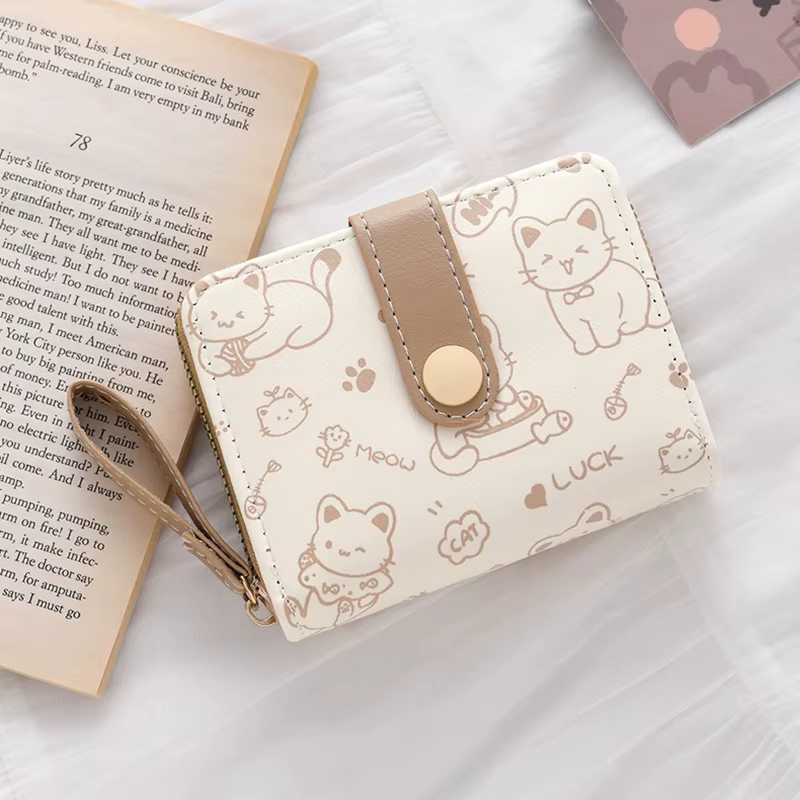 Portefeuilles chat mignon pour femmes
