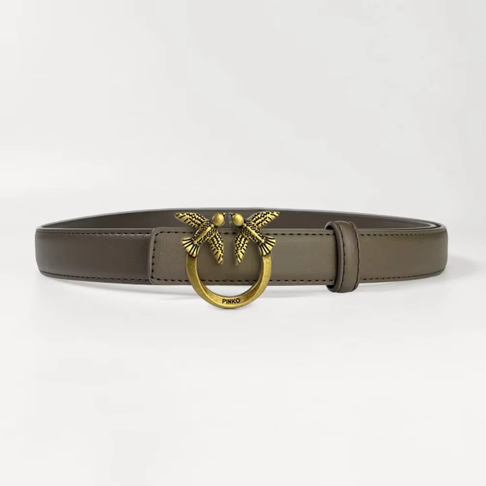 Nouvelle ceinture polyvalente pour femme 2026 avec boucle en forme d'oiseau, ceinture rétro décorée de hirondelles, ceinture de haute qualité pour femme