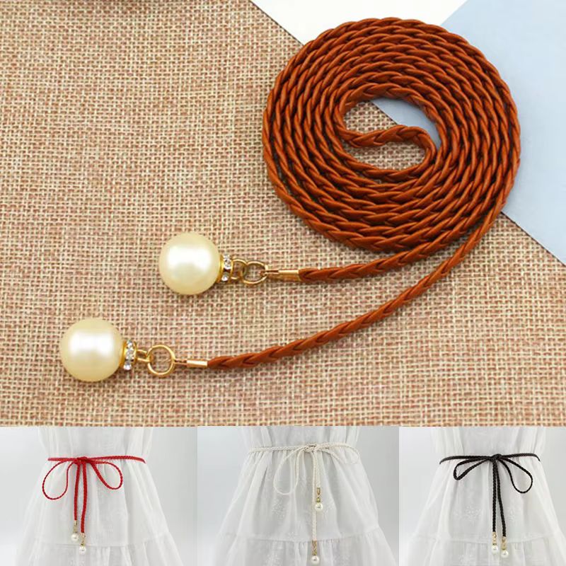 Ceinture fine à nœud bohème pour femmes