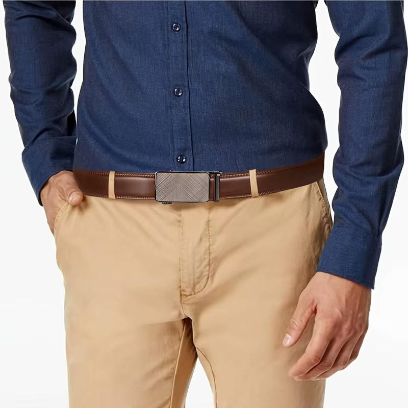Ceintures pour hommes en cuir véritable