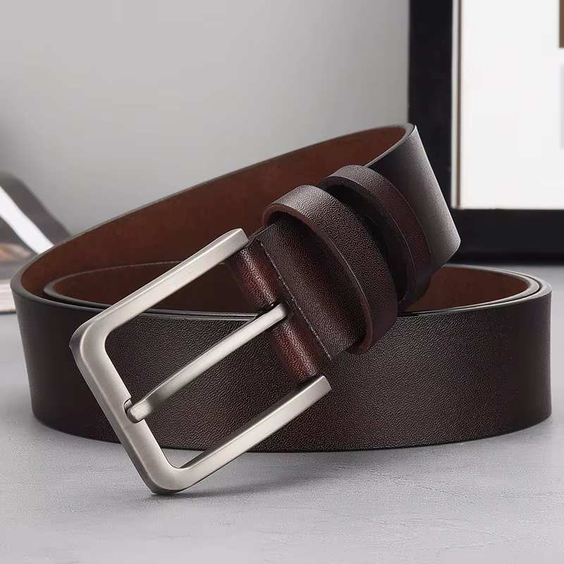 Ceinture pour homme en cuir véritable