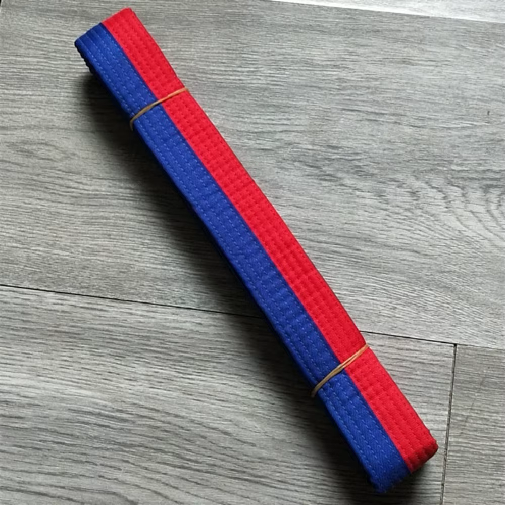 Ceinture de Taekwondo en coton, uniforme, ceintures de classement de couleur noir/rouge/vert/jaune colorées 2.2/2.8M, bandes Standard udo Jiu jitsu karaté