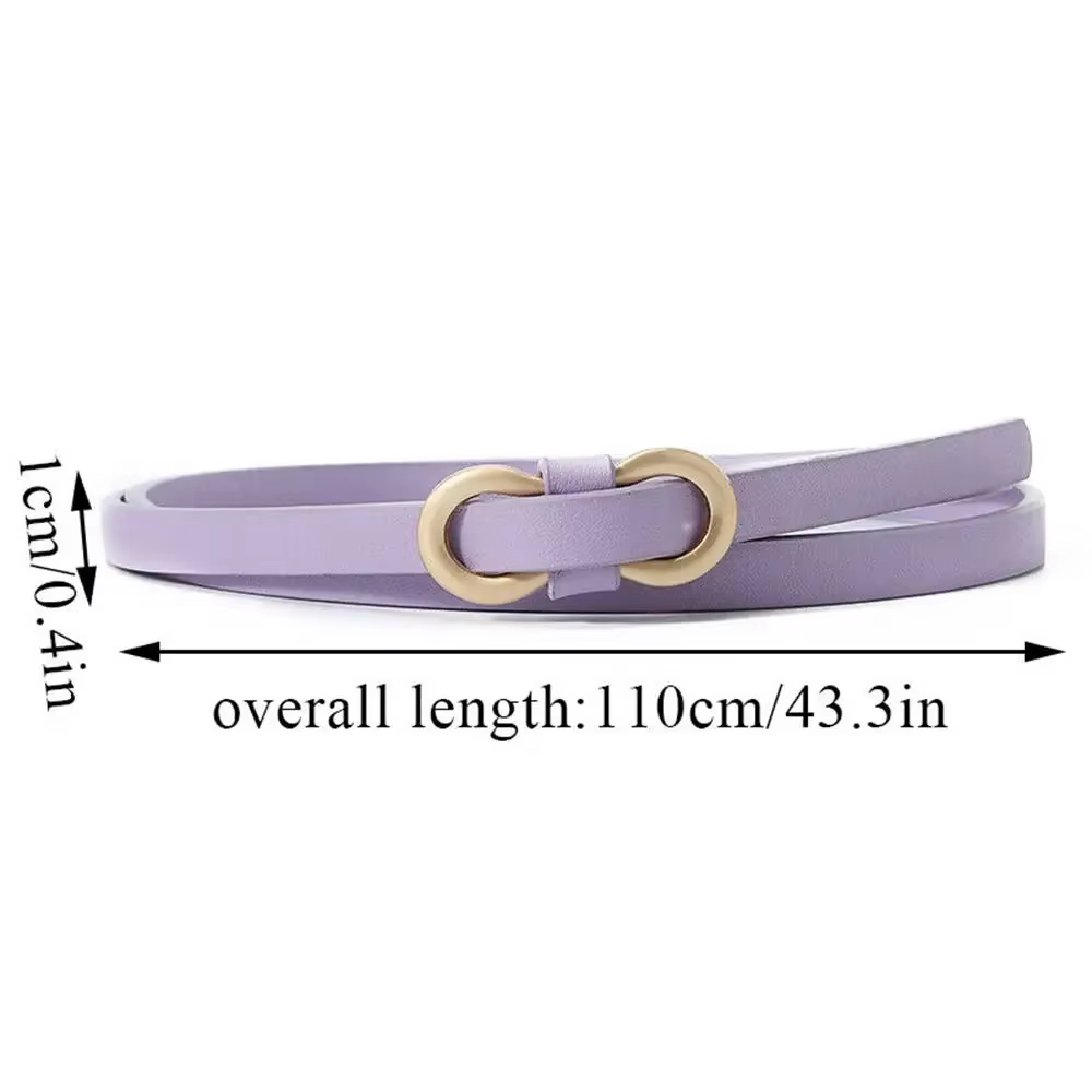 Ceinture en cuir vintage pour robe chemise