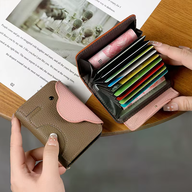 Mini porte-monnaie éléphant en PU souple