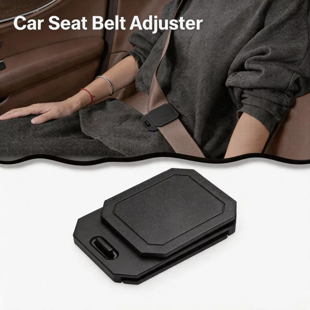 Protège-clip de réglage de ceinture de sécurité 1/2/4 pièces universel pour une conduite sécurisée – Clip de verrouillage de ceinture de sécurité pour voiture, MPV, VR, camion, SUV