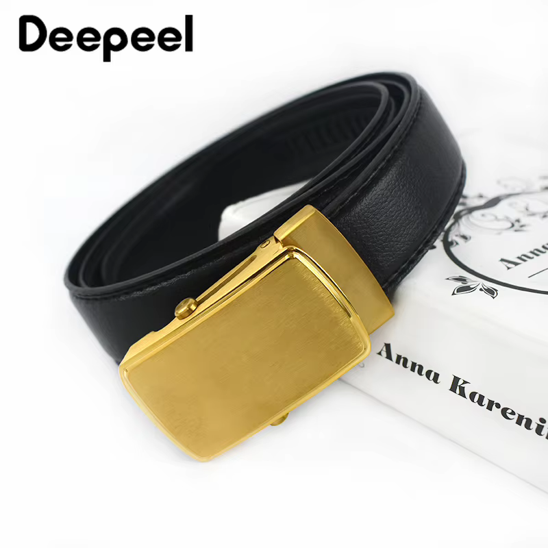 Boucle de ceinture en acier inoxydable 36mm/39mm, fermoir à roulettes en laiton massif, boucles automatiques sans dents, accessoires de tête en cuir