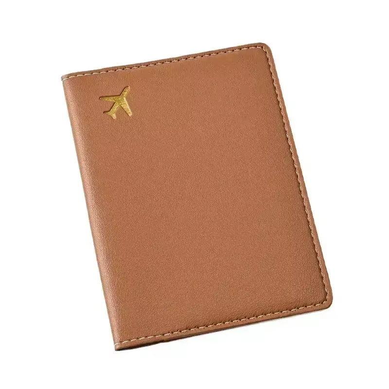 Porte-passeport de voyage en cuir PU pour hommes et femmes
