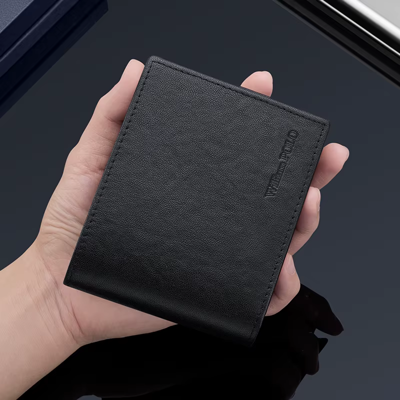 Portefeuille en cuir pour hommes