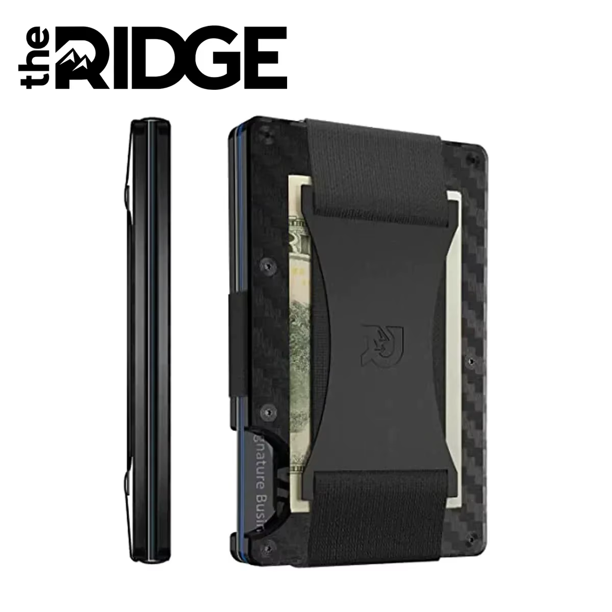 The Ridge Wallet pour hommes – Portefeuilles de poche avant protégés par RFID