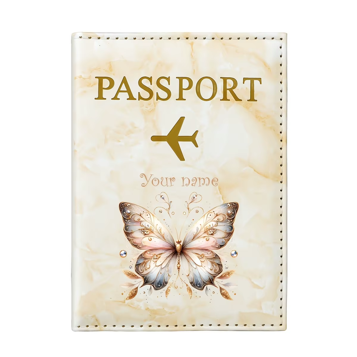 Porte-passeport personnalisé avec nom