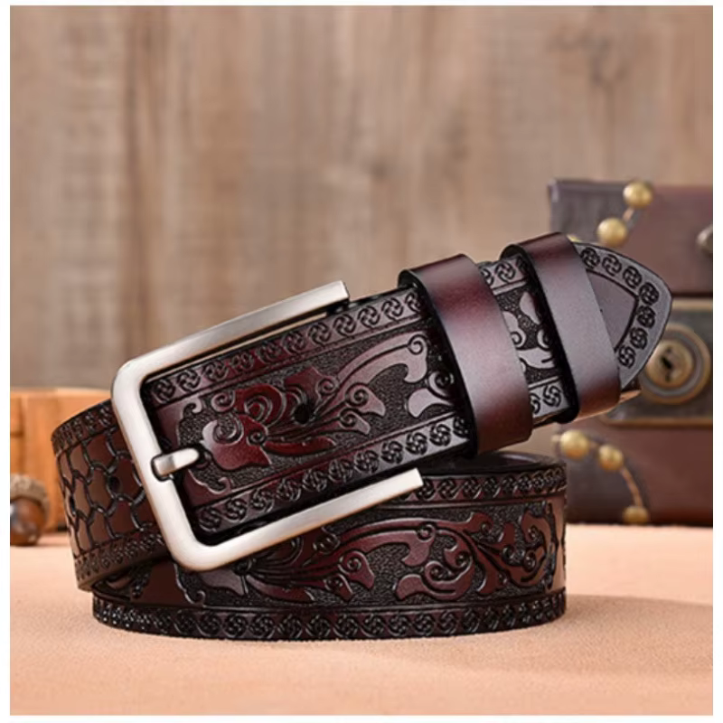 Ceinture décontractée pour homme de style rétro européen et américain