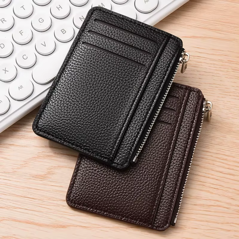 Portefeuille en cuir pour hommes