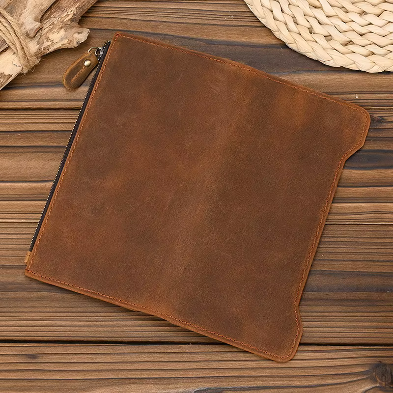 Portefeuilles d'argent en cuir véritable sac à main en cuir vintage hommes femmes clip sac à main portefeuille marque de luxe designer long portefeuille pour homme femme