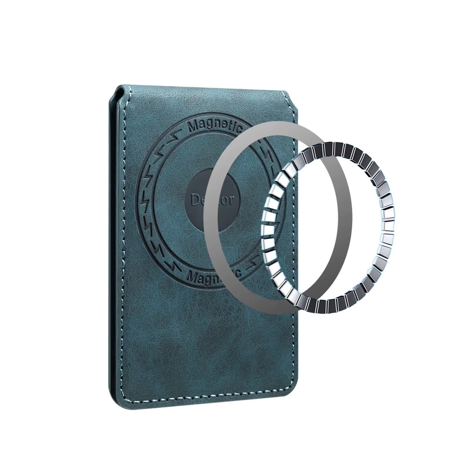 Denior – porte-cartes magnétique en cuir