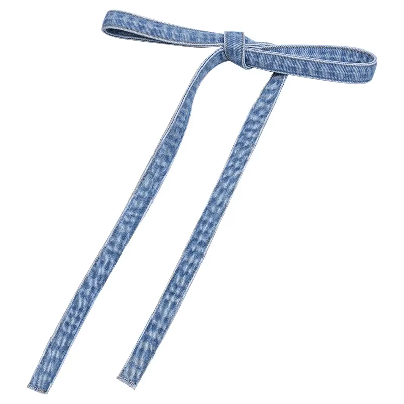 Ceinture en jean délavé bleu pour jeans et salopette avec sangle à boucle