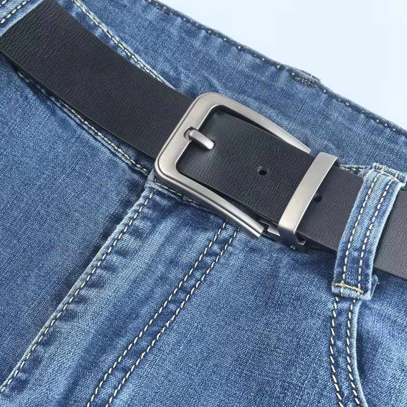 Ceintures de ceinture pour hommes 105-125cm bracelet de luxe en cuir de haute qualité mâle nouvelle mode classique Vintage boucle ardillon ceinture d'affaires