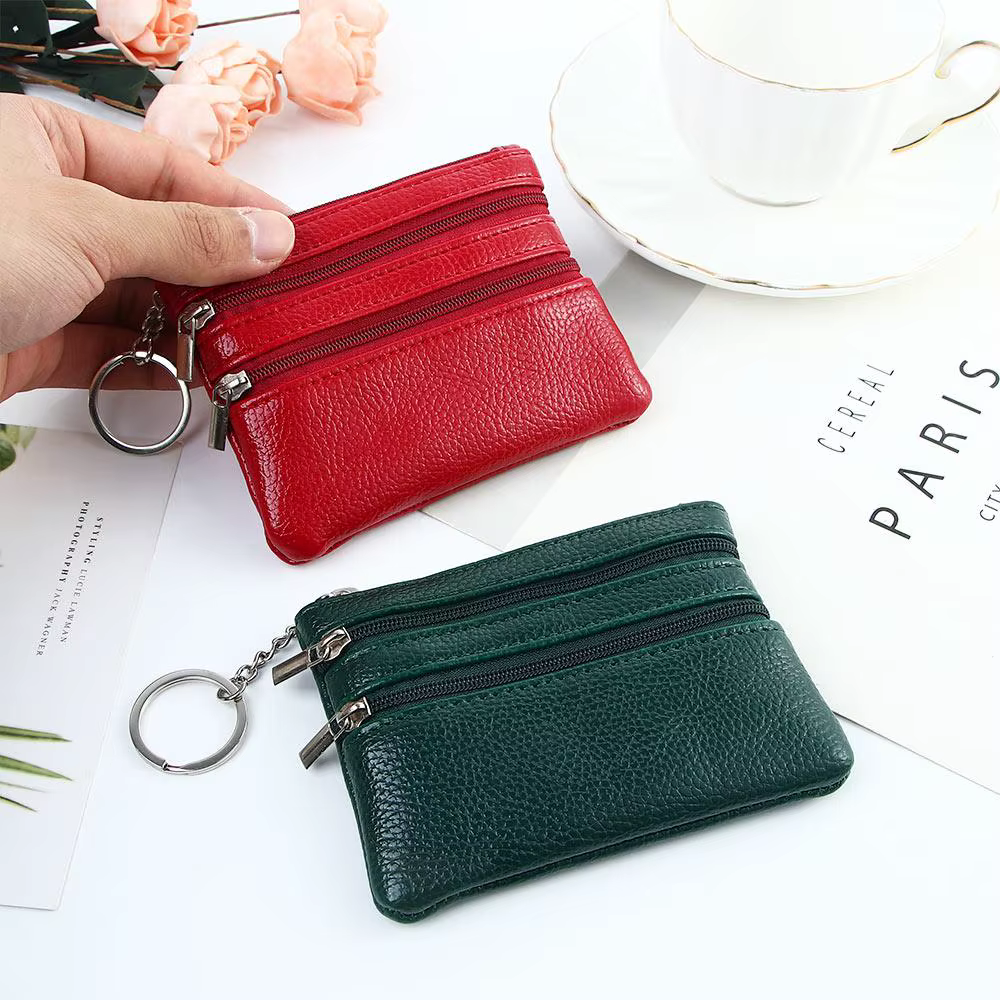 Classique mignon multicouche multifonctionnel pour les filles en cuir PU petit sac à main portefeuilles coréen sac d'argent femmes porte-monnaie porte-carte