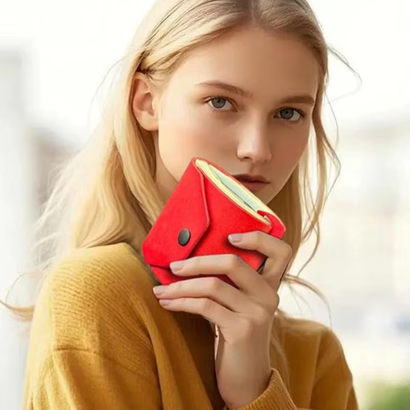 Portefeuille en cuir PU