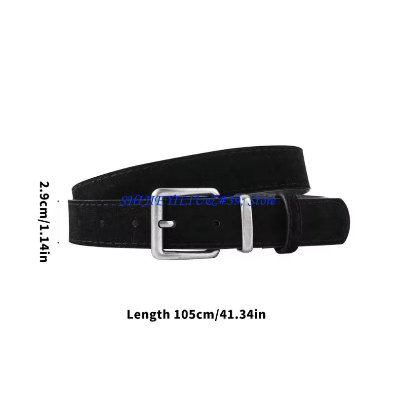E21F – boucles ceinture en daim pour femmes
